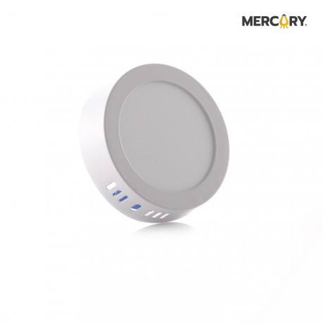 PANEL LED SOBREPONER MERCURY 6W 4" BLANCO REDONDO 