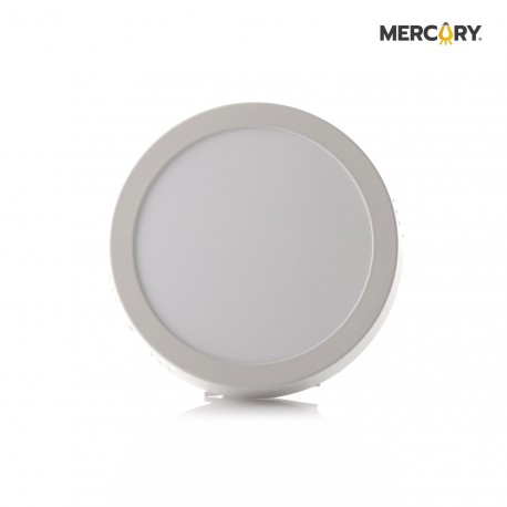 Lampara Led Mercury Panel 12w Redondo Superficial Luz Blanca Ipl22