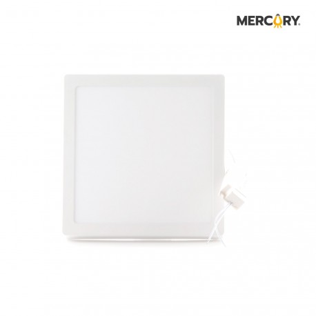 PANEL LED SOBREPONER MERCURY 18W 8" BLANCO CUADRADO 