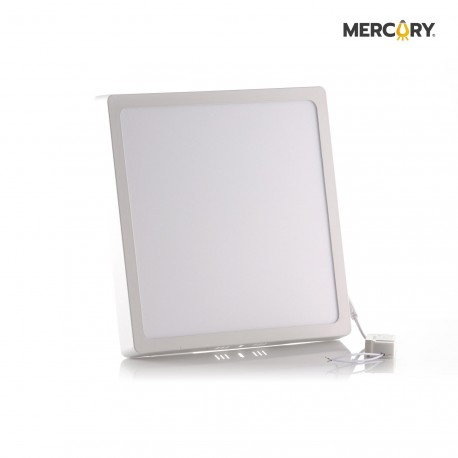 Panel Led Mercury Sobreponer 24w 10" Blanco Cuadrado  Ipl28