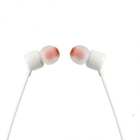 Audífonos JBL T110 Alámbricos Blanco