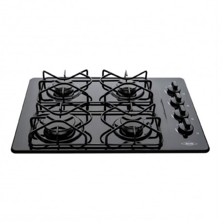 Estufa de empotrar Haceb 60cms 4 Puestos Gas Natural CG60-43ESM Negro