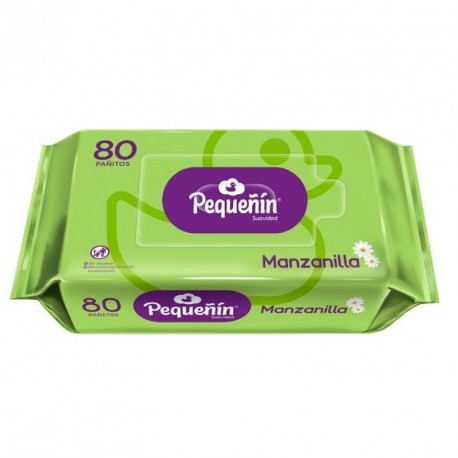 Pañitos Húmedos Pequeñín Manzanilla X80