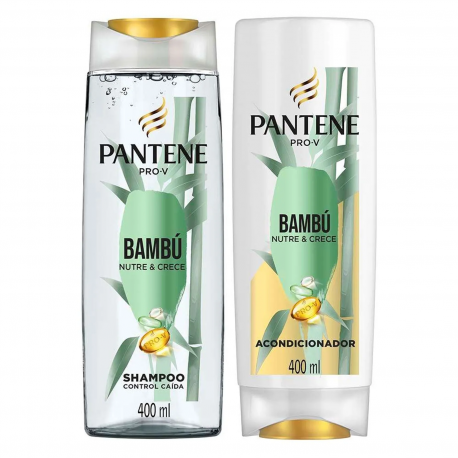 Shampoo Pantene Pro V Bambú + Acondicionador 400ml