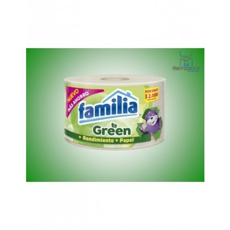 Papel Higiénico Familia Mega Green x1 Und