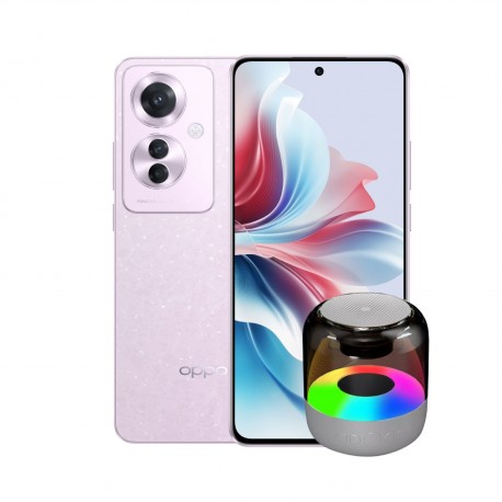 Celular OPPO Reno 11F 256GB 5G Morado Obsequio Parlante