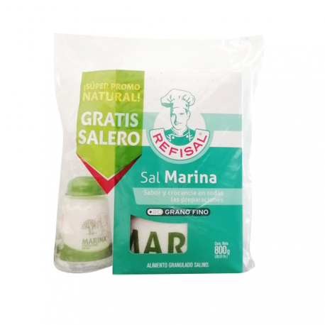 Sal Refisal Marina X 800g Gratis Salero