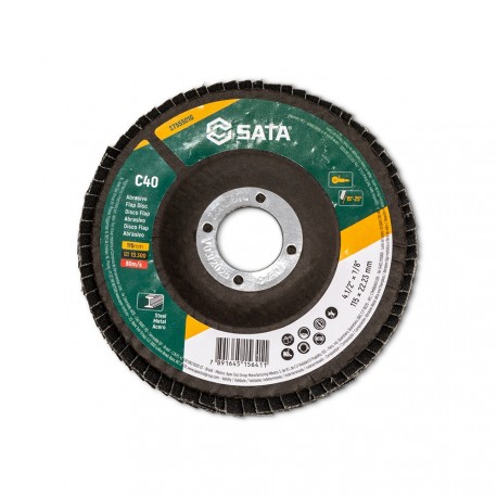 Disco Flap Sata Metal 4.1/2" G40  - Bulk 10und