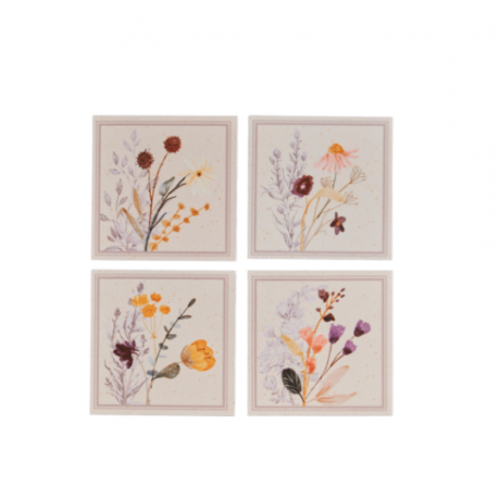 Set x 4 Portavasos Corona  Anastasia 10.5cm x 10.5cm