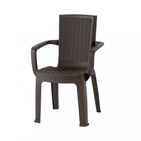 Silla Aura con Brazos Vanyplas Wengue