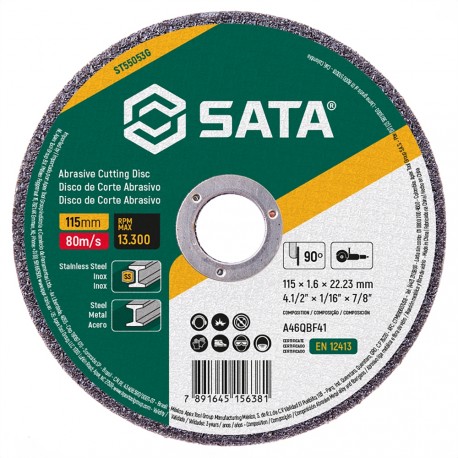 Disco Sata Corte De Metal Inoxidable 4-1/2 x 1,6mm St55053g