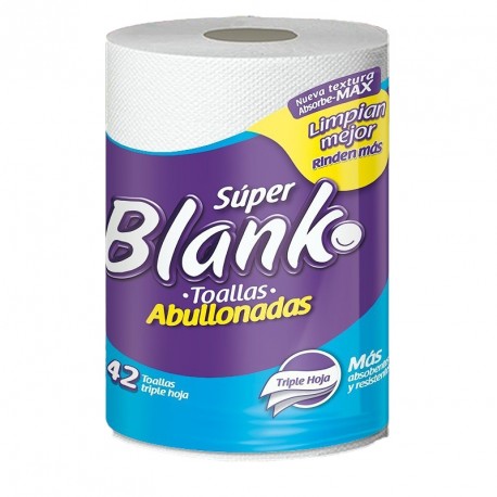 Toallla de Cocina Super Blanko Tripl Hoj x42H