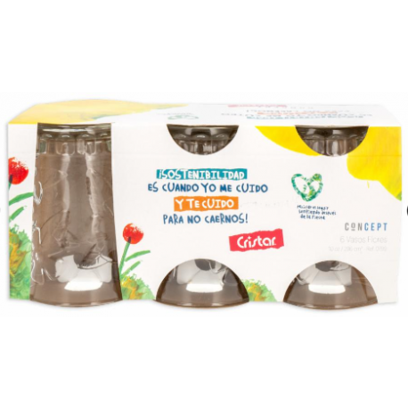 Vaso Flores Concept Canastilla Cristar