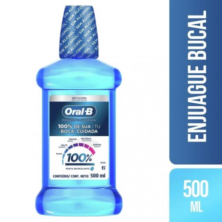 Enjuague OralB 100% 500ml