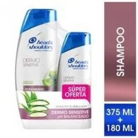 Shampoo H&S Sensitive 375+180ml