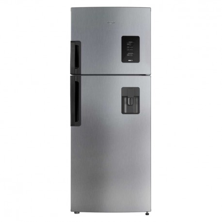 Nevera Whirlpool No Frost Congelador Superior 435Lt WRW45AKTWW Gris