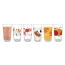 Vaso Siena Cristar Avispero Decorado Flores y Frutas