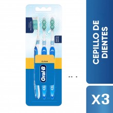 Cepillo Dental Oral-B Clean Complete Suave X 3 Unidades