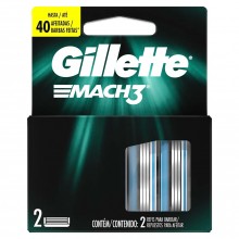 Gillette Mach3 Cartuchos Para Afeitar 2 Und