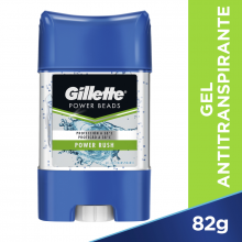 Gillette Power Beads Power Rush Gel Desodorante 82 g